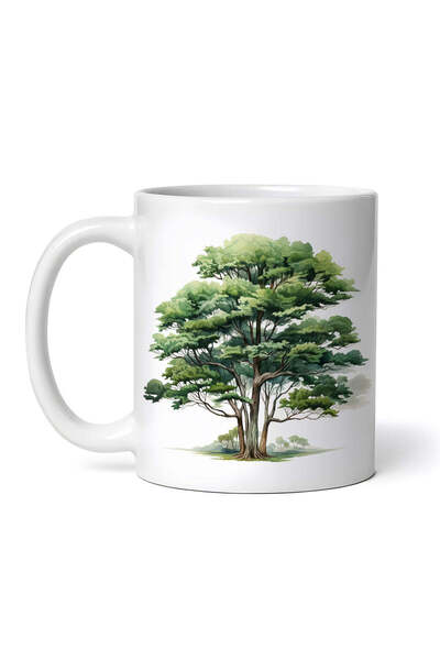 OEM Cană albă personalizată, Copacul Paradisului, Inovatix®. 330 ml