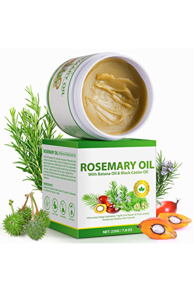 NOVA KISS Ulei premium de rozmarin, ricin și măsline, 100% crud și nerafinat ...