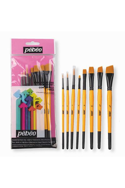 Pebeo Brush Set Set of 8 6