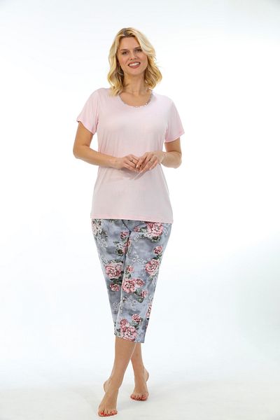 Etoile Γυναικεία πιτζάμες Bamboo Capri Suit 71027