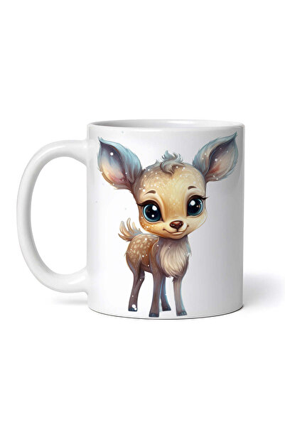 OEM Εξατομικευμένη Λευκή Κούπα, Innocent Deer, Inovatix®. 330ml