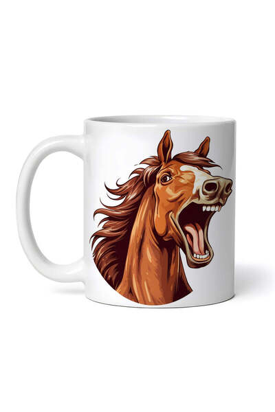 OEM Cană albă personalizată, Crazy Horse Axel, INOVATIX®. 330ml