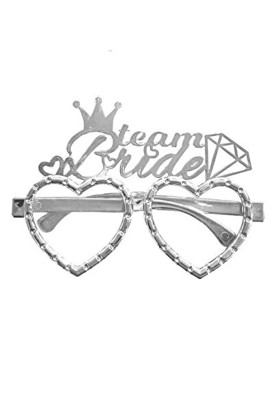 Baloncu Dede Bride To Be Yazılı Gözlük Gümüş Mika Set Kadın Bekarlığa Veda Ge...