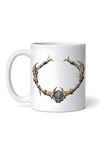 OEM Cană albă personalizată, colier din os, Inovatix®. 330 ml