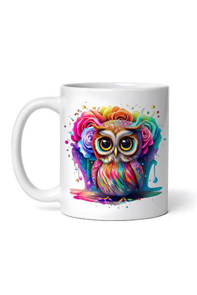 INOVATIX Personalized white mug, Izzy Owl, INOVATIX®. 330ml