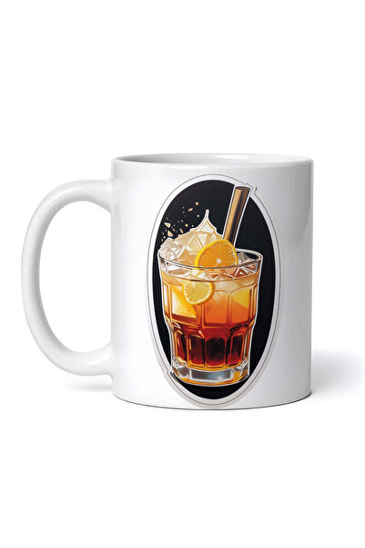 OEM Cană albă personalizată, cocktail de rom, Inovatix®. 330 ml