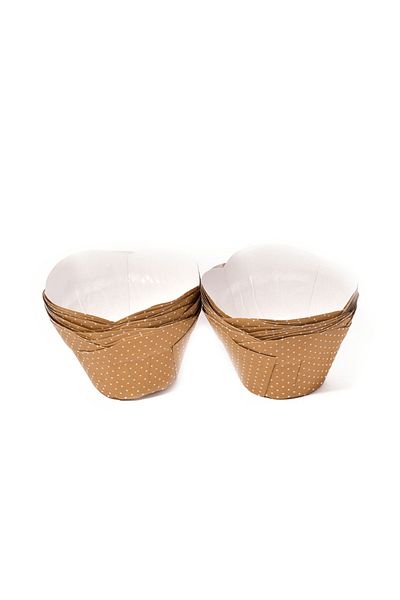 Generic قوالب كب كيك ورقية 24 قطعة اشكال متعددة