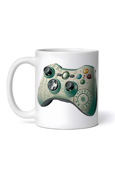 OEM Cană albă personalizată, Halo 4 Consola Xbox 360., Inovatix®. 330 ml