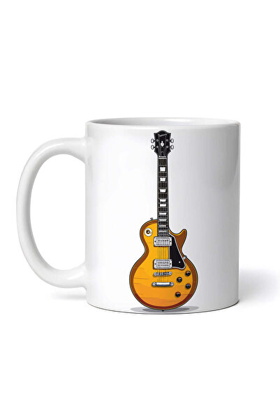 OEM Cană albă personalizată, pânză cu blat auriu pentru chitară, INOVATIX®. 3...