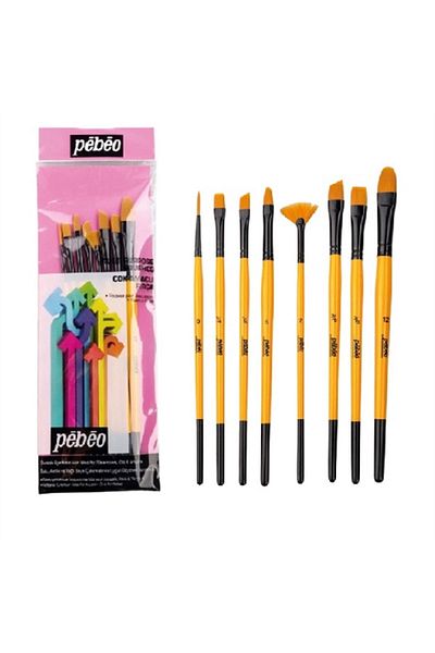 Pebeo Brush Set Set of 8 7