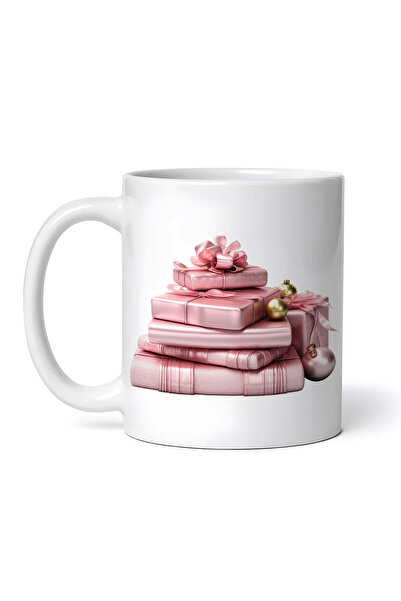 OEM Cană albă personalizată, cadouri roz, Inovatix®. 330 ml