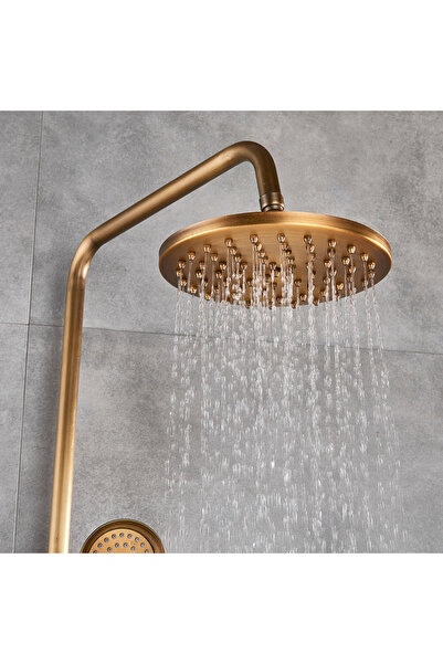 Blackswan Design Shower faucet, Blackswan, Type M38.2, antique bronze model, size 25 cm