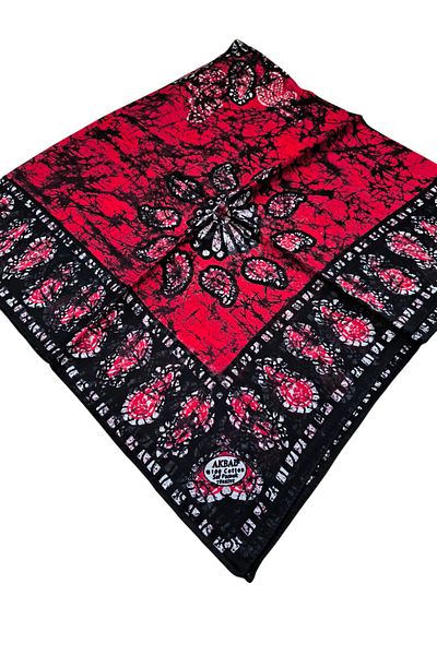 AKBAL 100% Cotton Writing Red