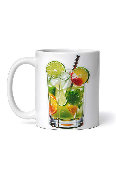 OEM Εξατομικευμένη Λευκή Κούπα, Κοκτέιλ Καϊπιρίνια με Πάγο και Καλαμάκι, Inov...