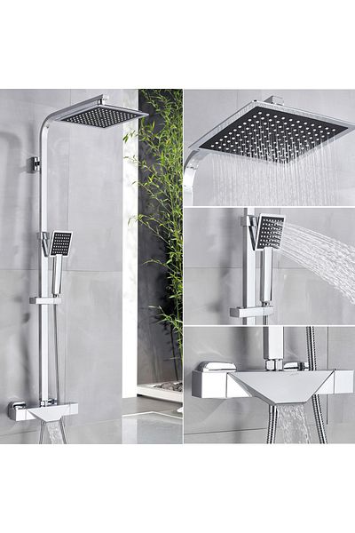 Blackswan Design Shower faucet, Blackswan, Type M74, glossy chrome model, size 117 cm