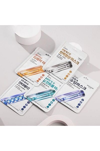 Kormesic Facial Masks Set for Wrinkles, Whitening, Firming, Brightening, Smoothing, and Soothing