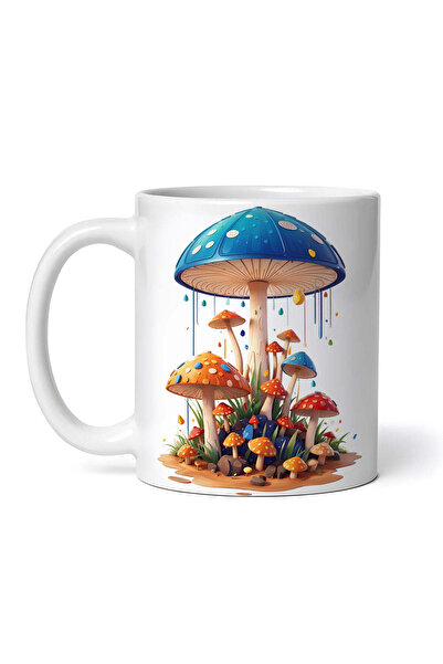 OEM Cană albă personalizată, Ciupercă otrăvitoare, Inovatix®. 330 ml