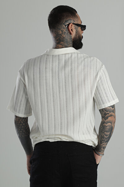 COCOPELLI Светло-сіра сорочка з в'язаними кишенями