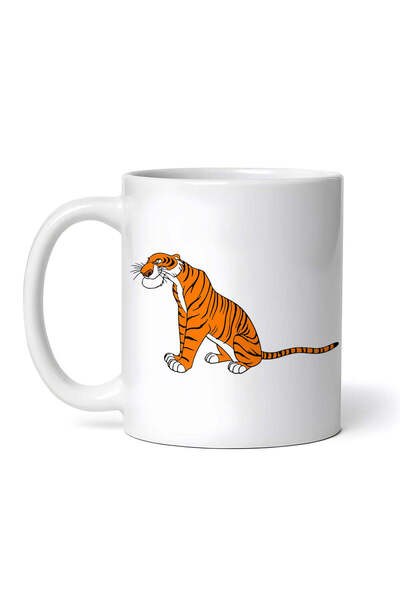 OEM Cană albă personalizată, Cartea Junglei Shere Khan se uită la tine, INOVA...