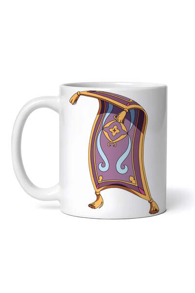 OEM Personalized White Mug, Aladdin's Magic Carpet, Inovatix®. 330ml