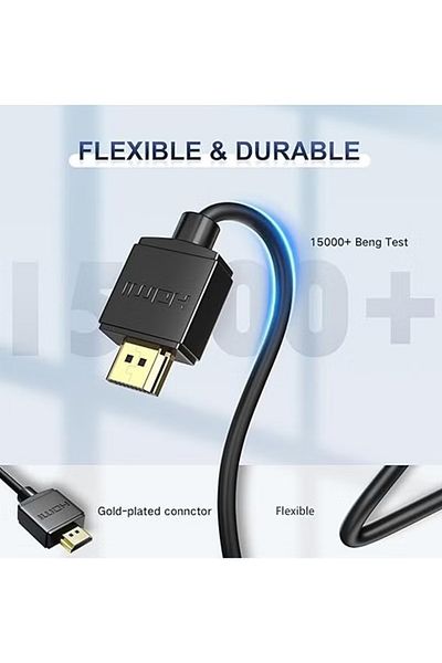 rexa Hdmi Cable 3m, Hdmi 2.0 Cable, High Speed 18gbps Hdmi Cord Support Hdr, 3d, 2160p, 1080p