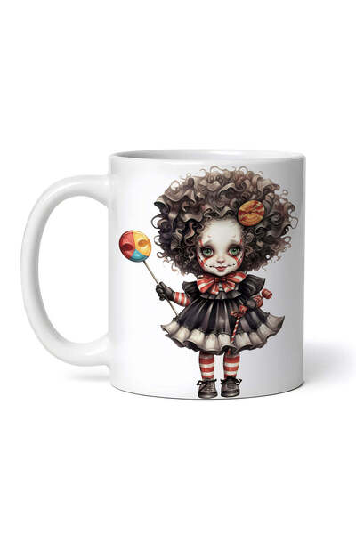 OEM Cană albă personalizată, Clovn Alka, Inovatix®. 330 ml