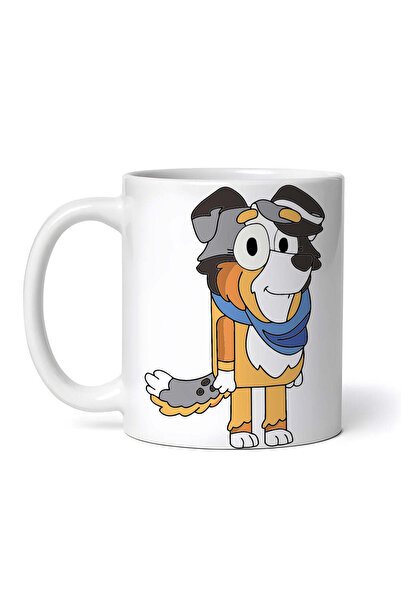 OEM Εξατομικευμένη Λευκή Κούπα, Calypso Bluey, Inovatix®. 330 ml