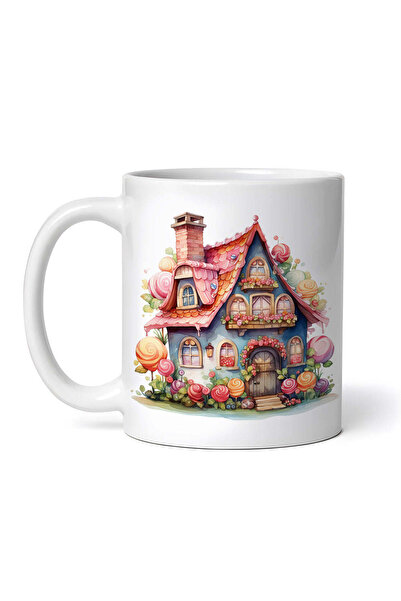 OEM Cană albă personalizată, Căsuță de Basm, INOVATIX®. 330ml