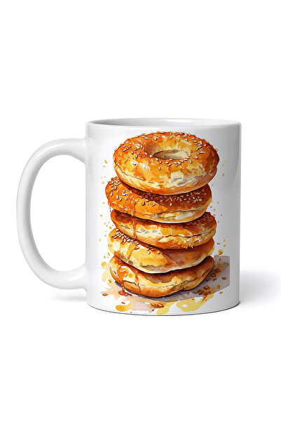 OEM Cană albă personalizată, covrigei cu susan, INOVATIX®. 330ml