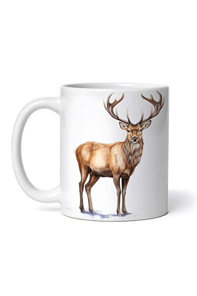 INOVATIX Personalized white mug, Deer, INOVATIX®. 330ml