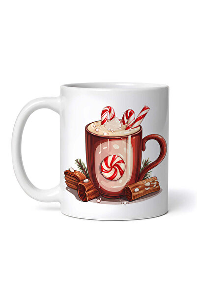 OEM Cană albă personalizată, ciocolată caldă Ursula, Inovatix®. 330 ml