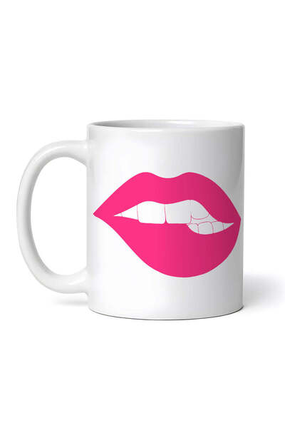 OEM Cană albă personalizată, Sexy Lips Lip Bite, INOVATIX®. 330ml