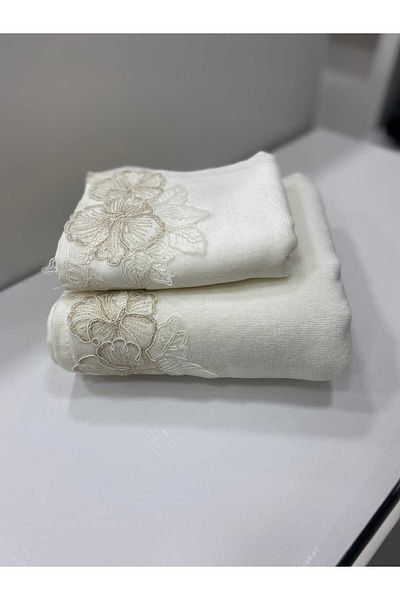 HMZ Textile Gift Gift Package Anali Girl Lace Velvet Towel. (30X50+50X90) Towel