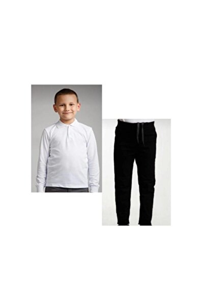 BAGİSTA BUTİK PANTALONI NEGRI DE CANVAS CU TĂLIE ELASTICĂ PENTRU BĂIEȚI, Gât ...