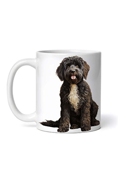 OEM Cană albă personalizată, Apă Portugheză Caine, INOVATIX®. 330 ml