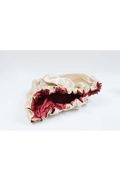 Hair System Silk Satin Cap from Hair System, Red