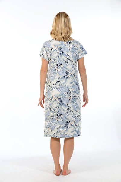 Etoile Women's Bamboo Short Sleeve Patterned Nightgown 72219