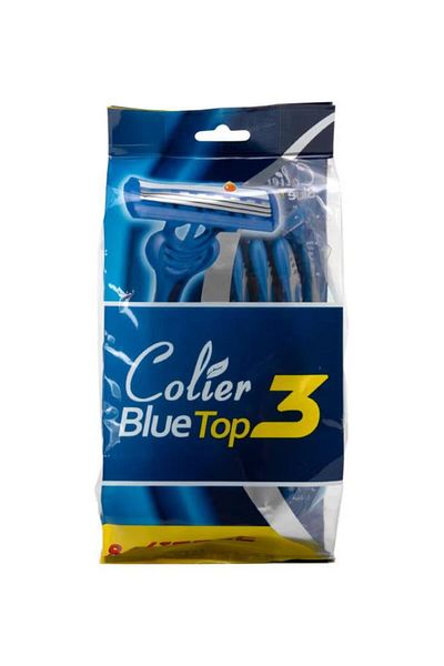 colier Blue 2 Plus Disposable Razor Blade Refills 12 Pack Blue.