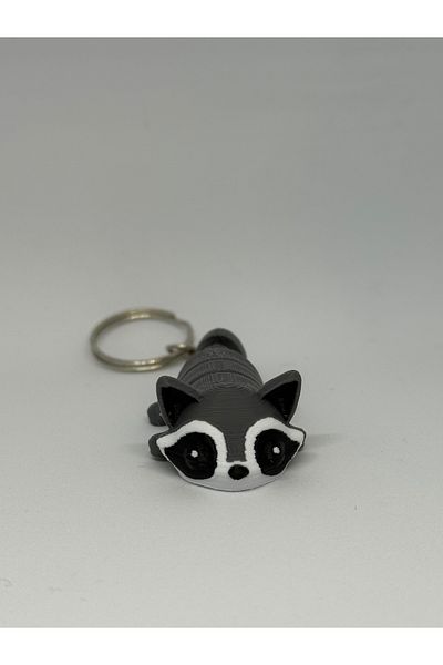 3dyonix Cute Raccoon Keychain – 3D Printing
