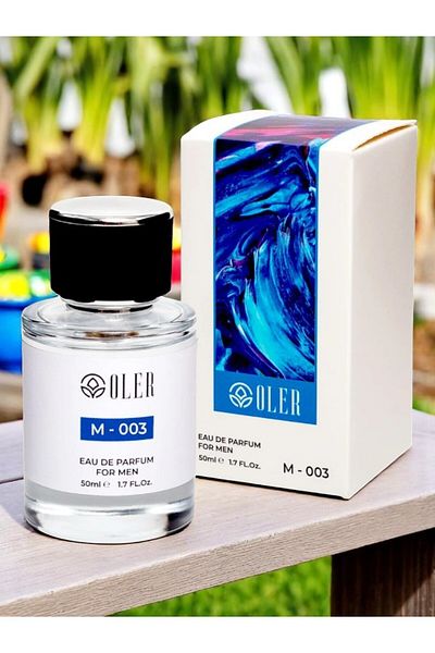 Smella Kozmetik Apa de parfum Oler M003, No 77, Fresh-Lemnos, Barbati, 50 ml