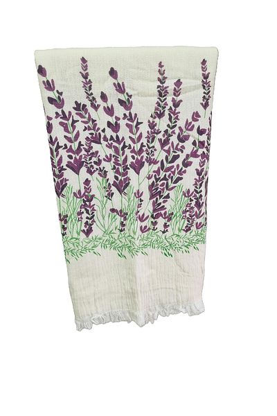 Minteks Mi̇nteks - Muslin Double Layer Peshtemal - 100% Cotton - Organic - Printed