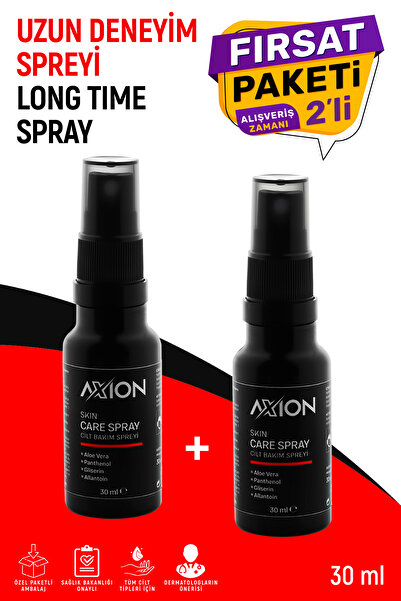 AXION Cilt Bakım Spreyi Uzun Deneyim 30 ml - 2'li PAKET