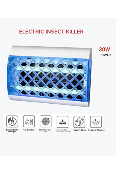 TOSCANA U Mosquito and flying insect zapper inside and outside the house using electric shock 30 W