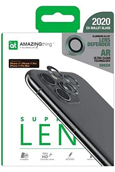 Amazingthing AT Supreme Lens Defender iPhone 11 3D Corning Lens Green