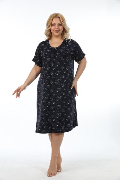 Etoile Large Size Bamboo Women's Dress and Nightgown - 72533