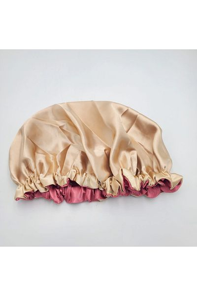 Hair System Silk Satin Cap, Khaki