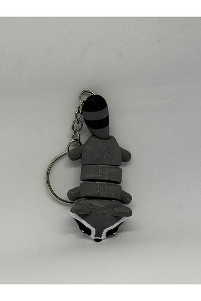 3dyonix Cute Raccoon Keychain – 3D Printing