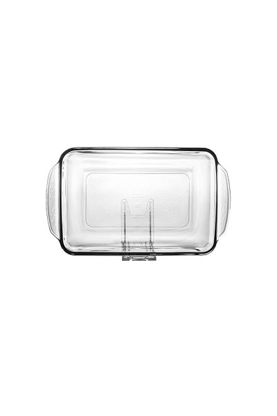 pyr o rey Mexican 3-Piece Rectangular Glass Oven Tray Set