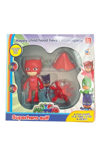 alpmodel Owl Girl Pjmasks Pj Masks Character Single Figure Set with Accessories 8 cm