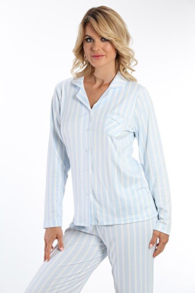 Etoile Set de pijamale cu mâneci lungi din material extra moale / 98220